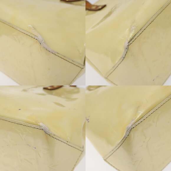 LOUIS VUITTON Monogram Vernis Reade PM Hand Bag Perle M91336 - Picture 10 of 12